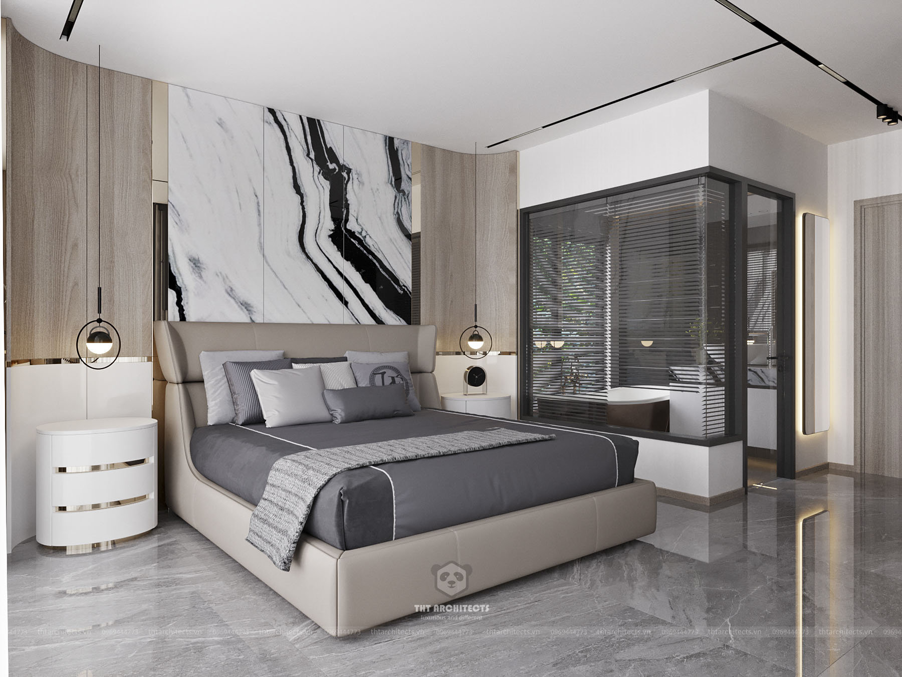 tht architects - Trường villa Bình Thuận - phòng ngủ master 06